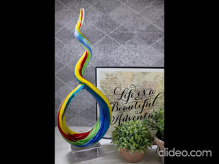 Rainbow 18" Ribbon Centerpiece