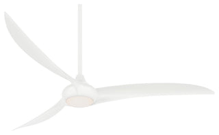 MinkaAire Light Wave 65 Light Wave 65" 3 Blade Indoor LED Ceiling - White