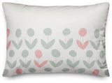 Modern Floral 14x20 Lumbar Pillow