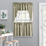 Lisa Solid Tailored Tier, Mist, 56"x36"