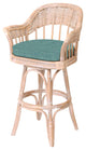 Bridgeport 30" Swivel Barstool In Rustic Driftwood With Timo Denim