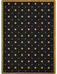Any Day Matinee Rug, Walk of Fame, Black, 7'8"x10'9"