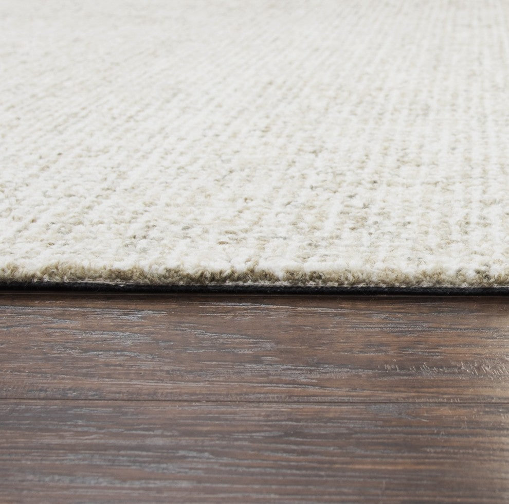 Rizzy Home Brindleton BR349A Beige Solid Area Rug, Rectangular 10'x14'