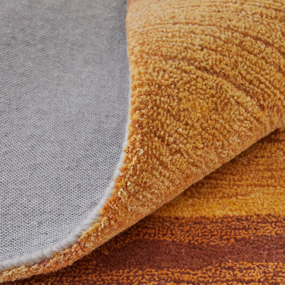 Ramiro R8921 Transitional/Industrial/Casual Area Rug, Terracotta/Ivory, 12'x15'
