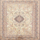 Ahgly Company Indoor Square Traditional Area Rugs, 4' Square