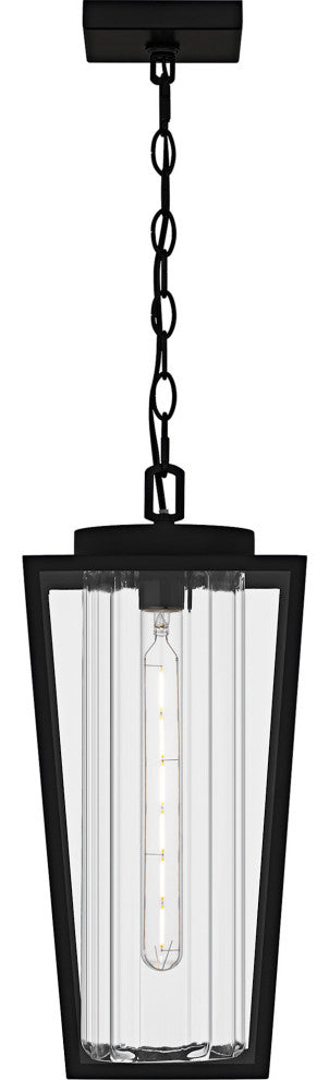 Quoizel JET1509 Jett 9"W Mini Pendant - Matte Black