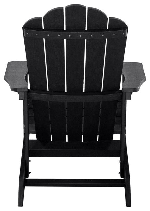 Orlando Plastic Wood Adirondack Chair, Black