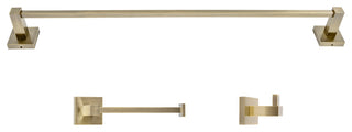 Italia Capri Series Bronze 3 Piece Bathroom Accessory Set