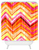 Deny Designs Cayenablanca Watercolour Chevron Shower Curtain