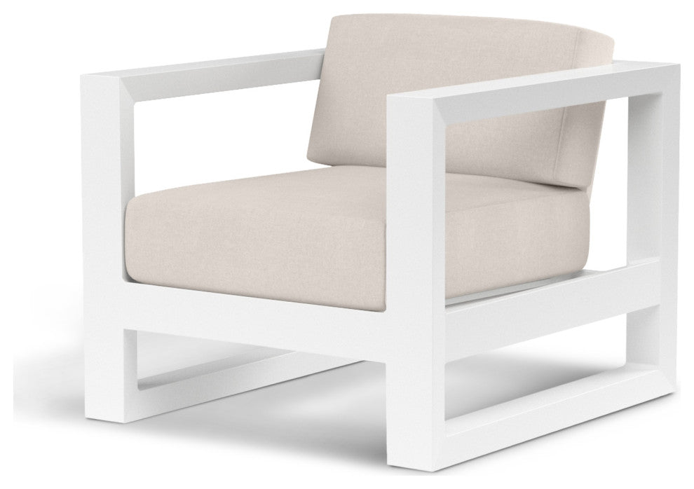 Newport Sunbrella Upholstered Cushions Outdoor Club Chair