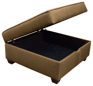 Duobed Storage Ottoman, 36", Mocha, 36"
