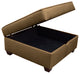 Duobed Storage Ottoman, 36", Mocha, 36"