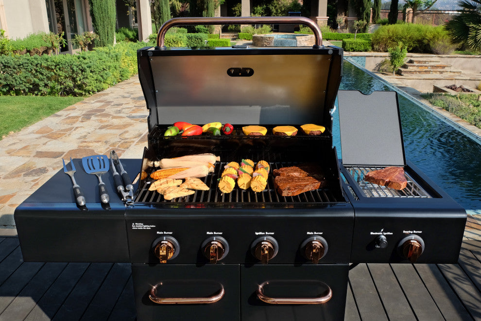 Kenmore 4 Burner Gas Grill with Searing Side Burner