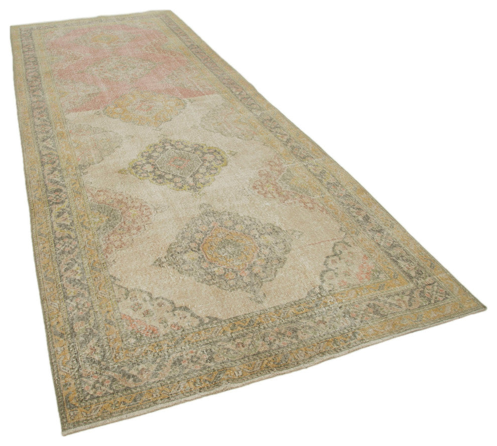 Rug N Carpet - Handwoven Turkish 4' 9" x 12' 10" Contemporary Runner Rug