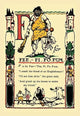 F for Fee, Fi, Fo, Fum- Gallery Wrapped Canvas Art 28" x 42"