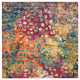 Safavieh Monaco Mnc225D Pink, Multi Area Rug, 7' Square