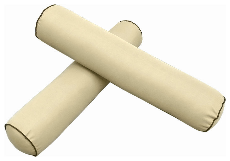 Style5 Full Contrast Pipe Outdoor Mattress Bolster Slip Cover COMPLETE SET AD103