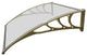 Door and Window Awning Solid, Clear