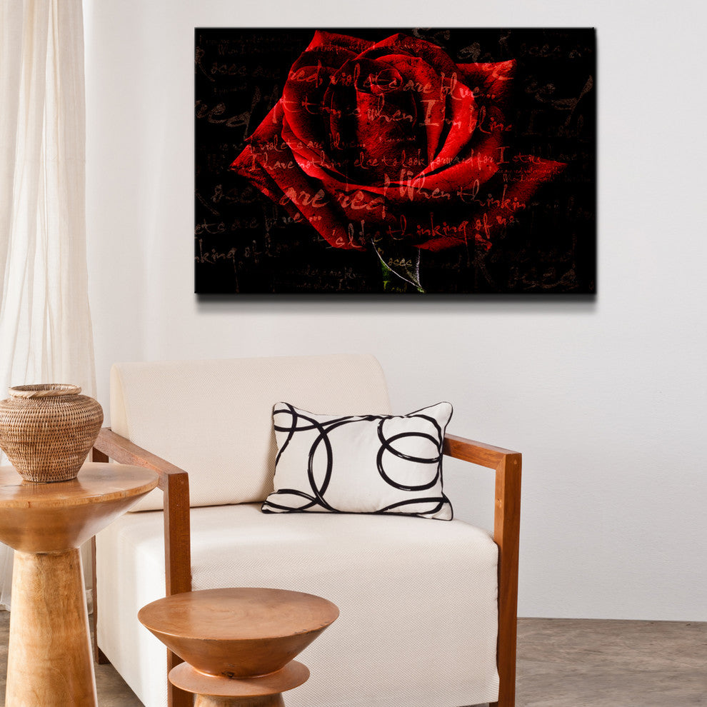 Roses are Red IV Canvas Wall Art
