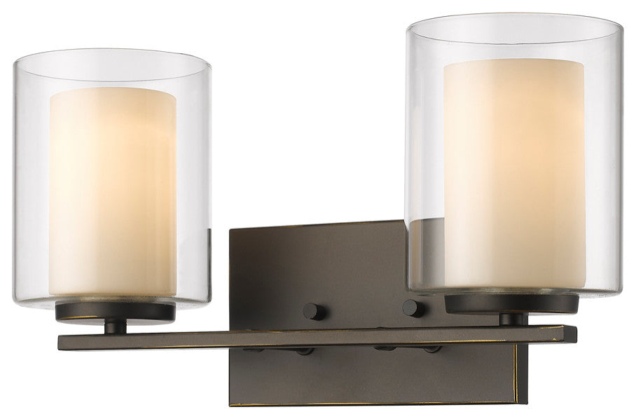Willow 2 Light Vanity in Olde Bronze