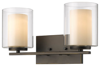Willow 2 Light Vanity in Olde Bronze