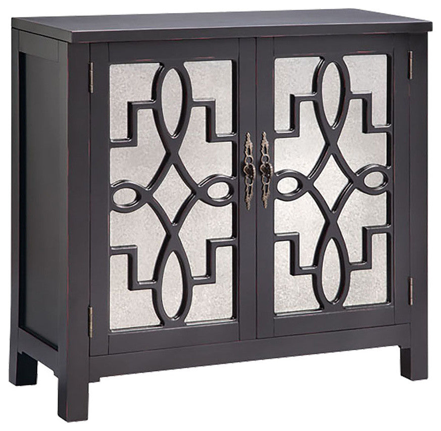 Stein World Laden Cabinet In Ebony