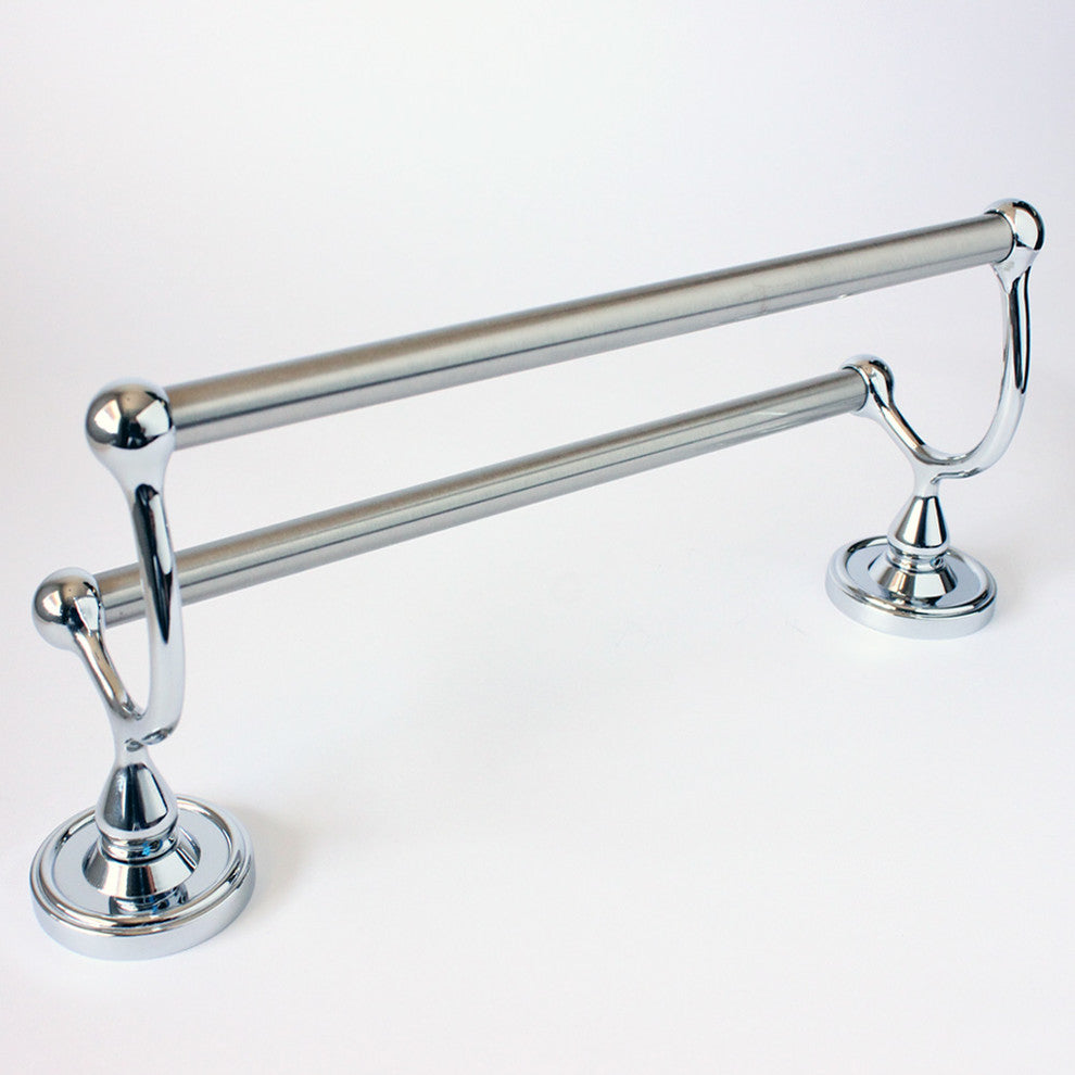 Midtown 24" Double Towel Bar, Chrome