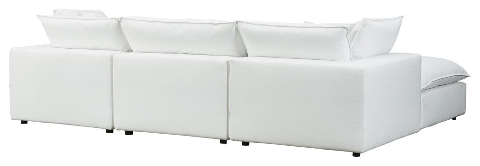 Cali Modular 4 Piece Sectional, Pearl
