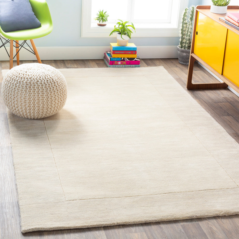 Surya Mystique M-348 Modern Area Rug, 6' Square