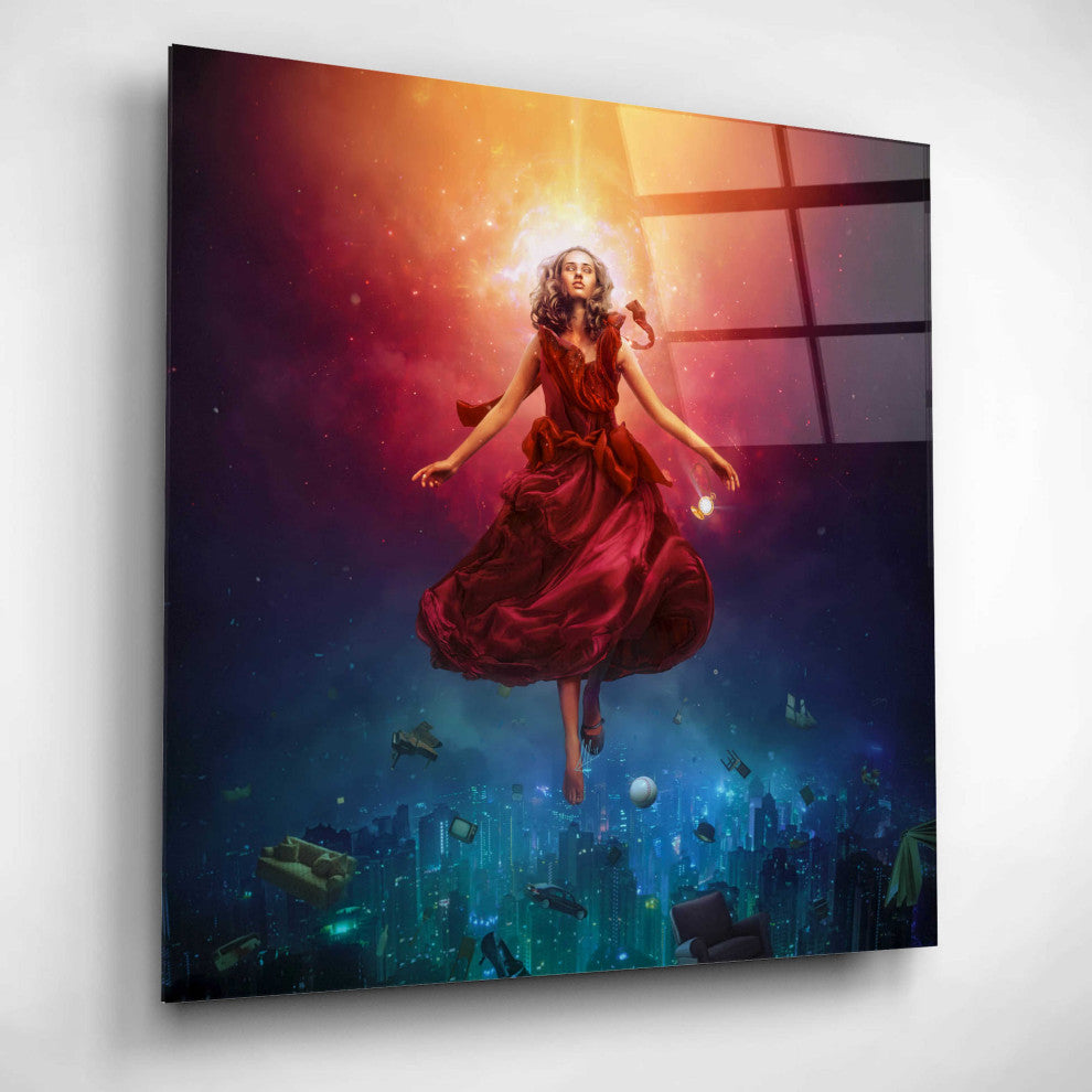 Epic Art 'Elevate' by Mario Sanchez Nevado, Acrylic Glass Wall Art, 12"x12"