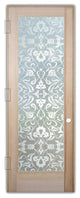 Interior Prehung Door or Interior Slab Door - Floweret - Douglas Fir (stain...