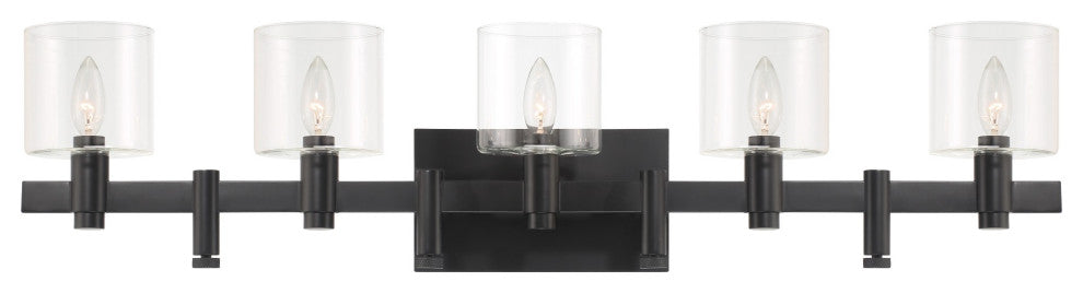Decato 5 Light Sconce, Black