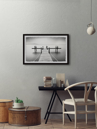 "Bring the Boat" Framed Painting Print, 45x30