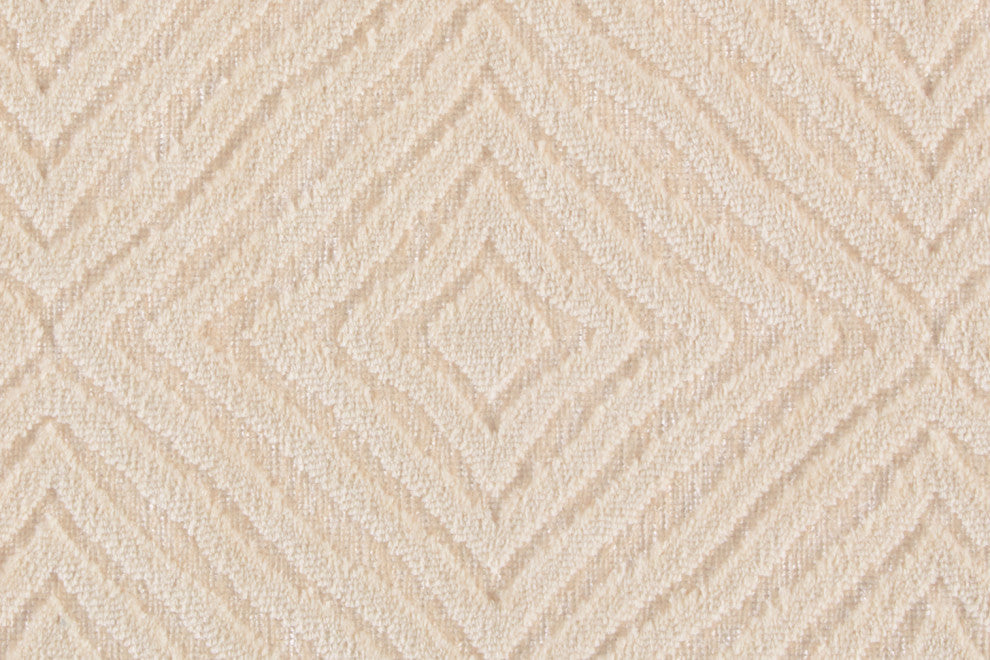 Weave & Wander Soho Zam Soft Chenille Rug, Ivory, 5'3"x7'6"