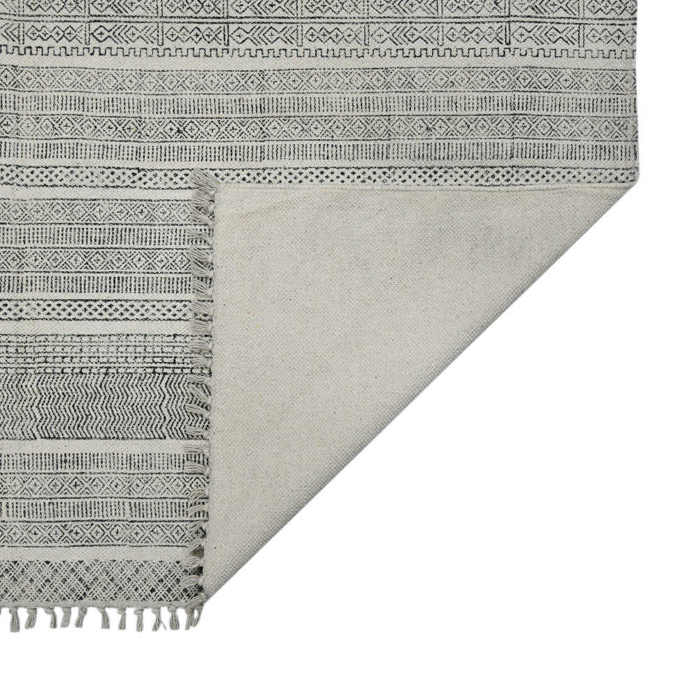 DUNE Alliya Area Rug, Gray, 8'6" x 12', Geometric