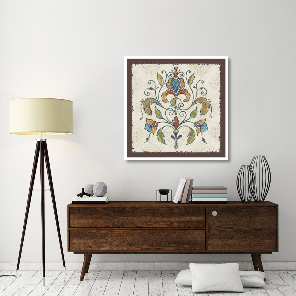 "Mediterranean Flair IV" Digital Paper Print by Daphne Brissonnet, 42"x42"
