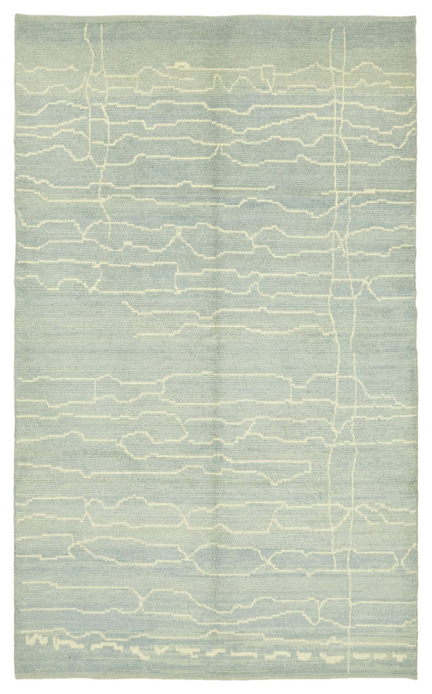 Rug N Carpet - Handmade Unique 6' 3'' x 9' 10'' Moroccan Area Rug