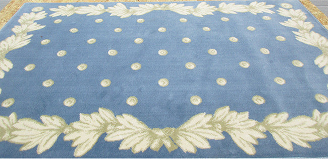 Agathe Serge Lesage Accent Rug, TipTop Collection, Bleu Fume