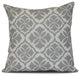 Ceylon, Geometric Print Pillow, Gray, 20"x20"