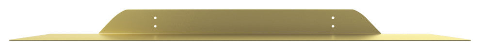 Sammy Wall Mounted Shelves, Gold, 36"