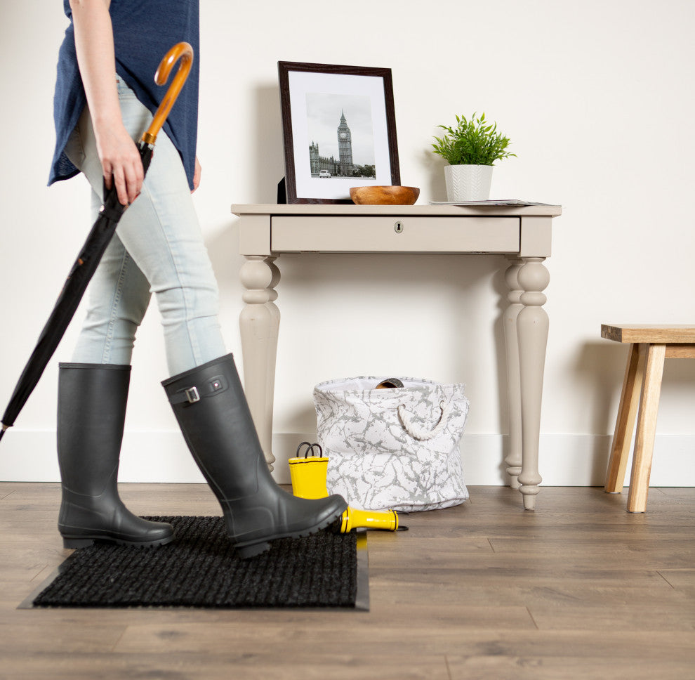 Charcoal Ribbed Walk Off Utility Mat 30"x48"