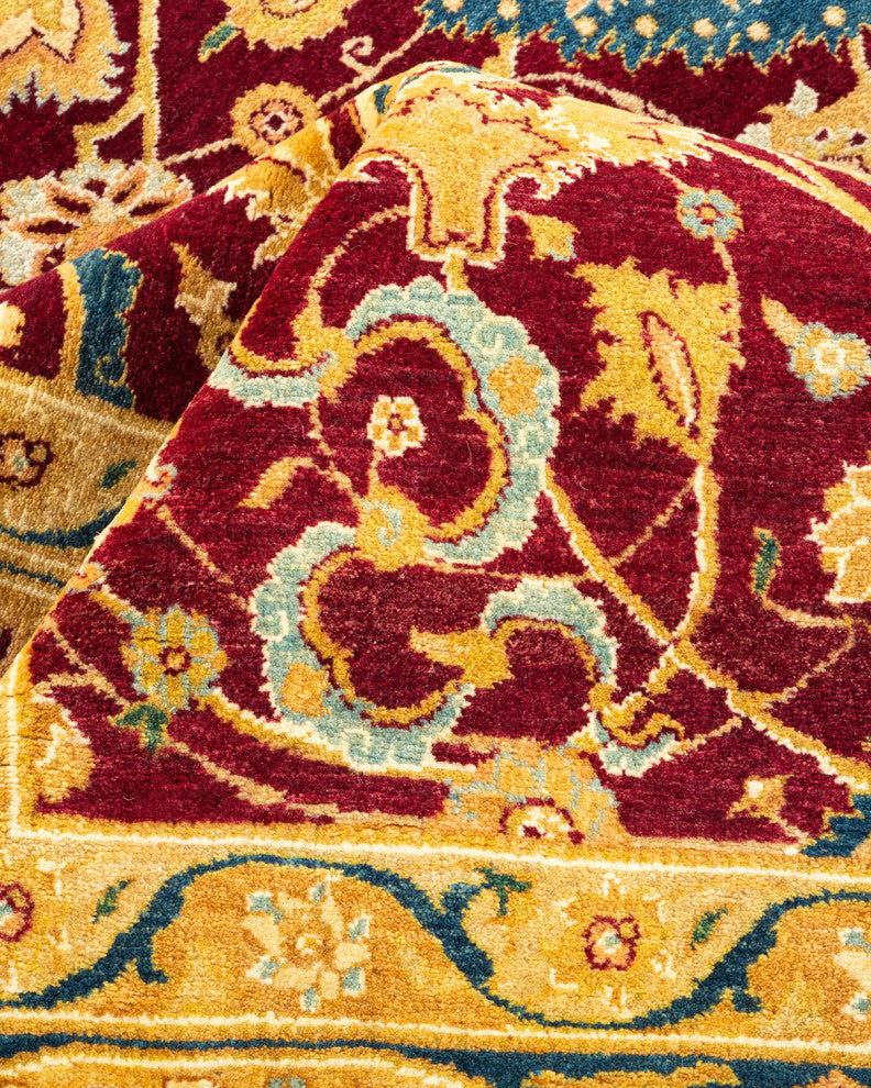 Charlee, One-of-a-Kind Hand-Knotted Area Rug Red, 8'0"x10'2"
