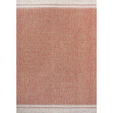 Alda Modern Minimalist Mingled Solid Indoor/Outdoor Area Rug