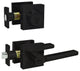 Nuk3y Hulk Series Lever Door Handle Slim Square Modern Contemporary Lever Set, M