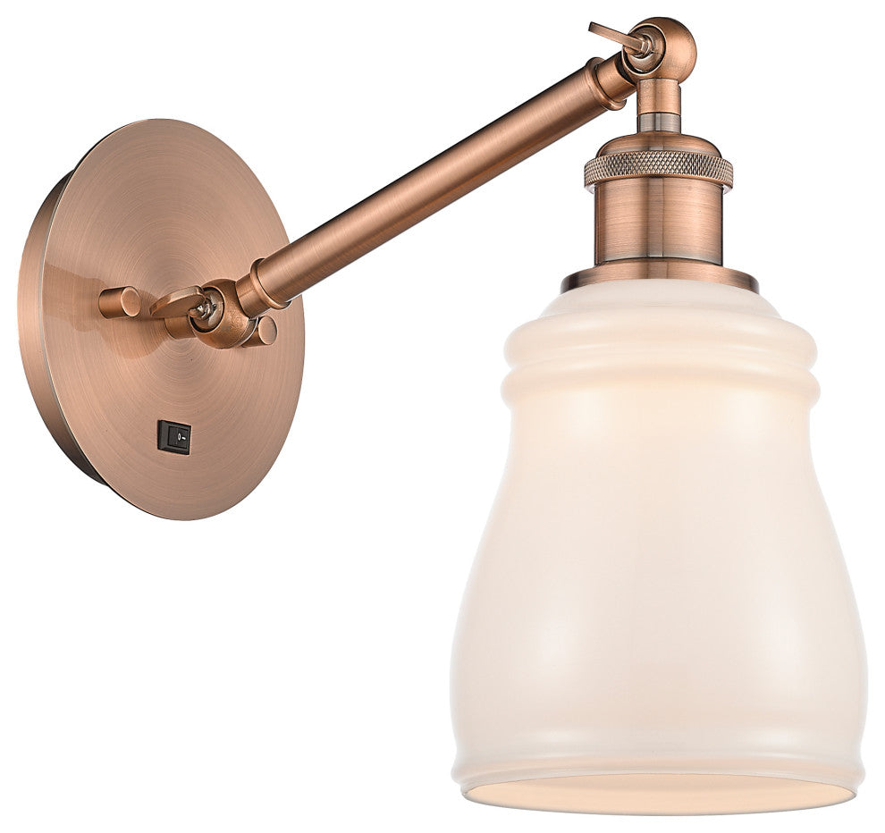 Innovations 317-1W-AC-G391-LED 1-Light Sconce, Antique Copper