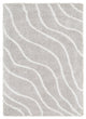 Surya Urban Shag USG-2308 5'3"x7'3" Rug, Light Gray/White