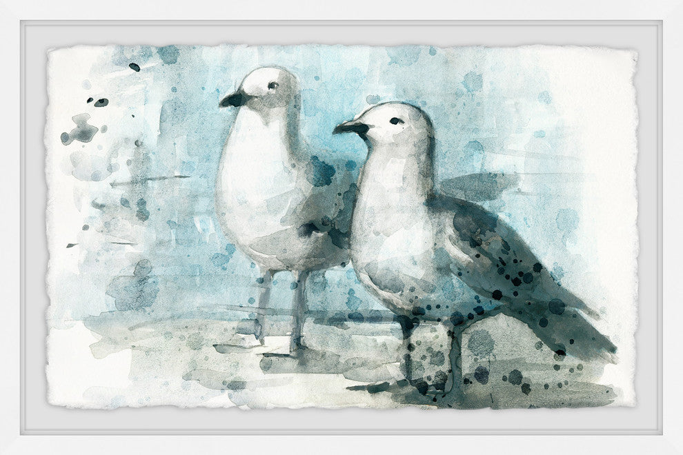 "Sweet Pair" Framed Painting Print, 24"x16"