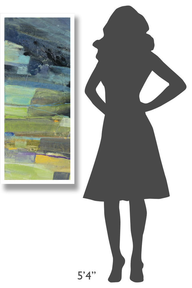 "View of the Coast Panel I" Digital Paper Print by Albena Hristova, 18"x42"