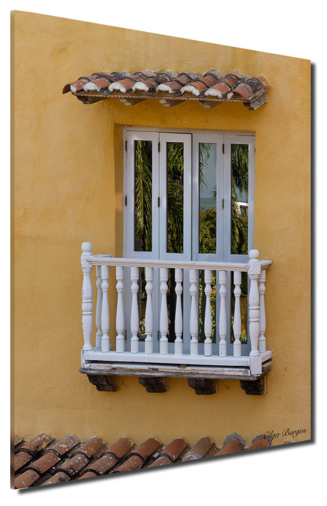 Indoor/Outdoor Wall Decor ''Provincial XII'' in ArtPlexi, 40"x30"