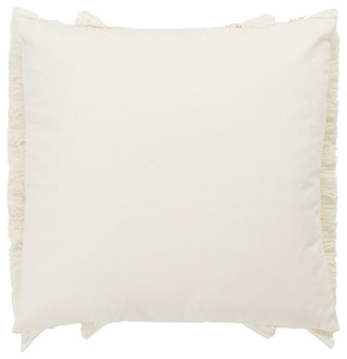 Safavieh Grema Pillow, White, 1'4" Square